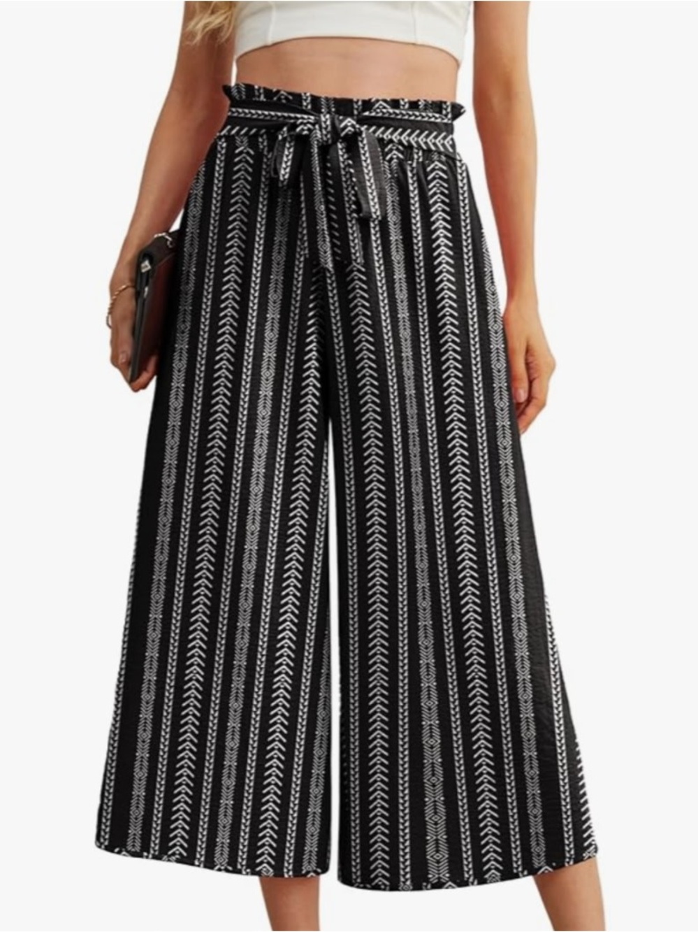 Iwollence Flowy Wide Leg Culotte Medium